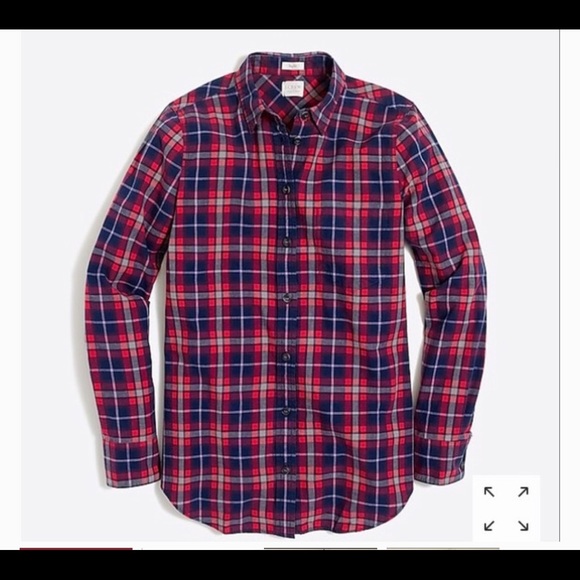 J. Crew Factory Tops J Crew Plaid Button Down Shirt Euc Poshmark